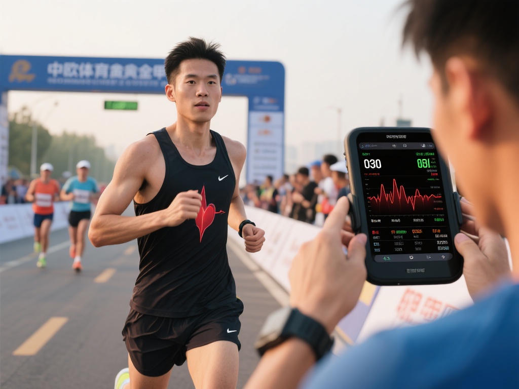 以一位马拉松爱好者为例，他在备赛期间使用中欧体育黄